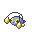 Chinchou Pokemon Black and White Small Sprite