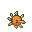 Solrock Pokemon Black and White Small Sprite