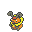 Kricketot Pokemon Black and White Small Sprite