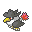 Honchkrow Pokemon Black and White Small Sprite