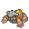 Heatran Pokemon Black and White Small Sprite