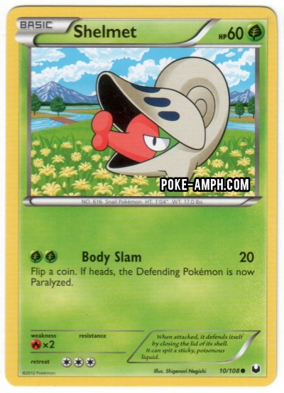10/108 Shelmet Dark Explorers TCG Scan