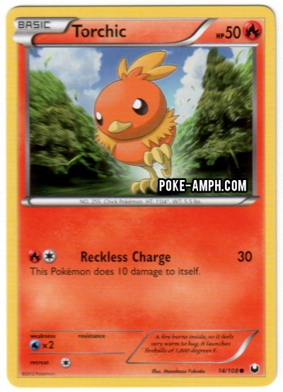14/108 Torchic Dark Explorers TCG Scan