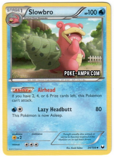 24/108 Slowbro Dark Explorers TCG Scan