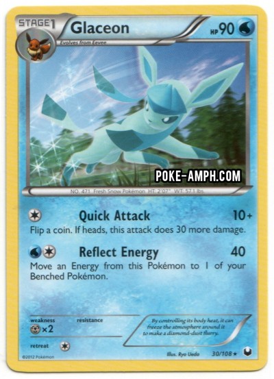30/108 Glaceon Dark Explorers TCG Scan