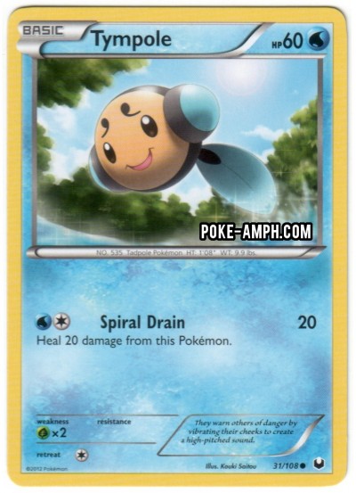 31/108 Tympole Dark Explorers TCG Scan