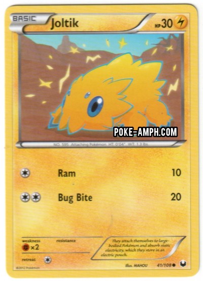 41/108 Joltik Dark Explorers TCG Scan