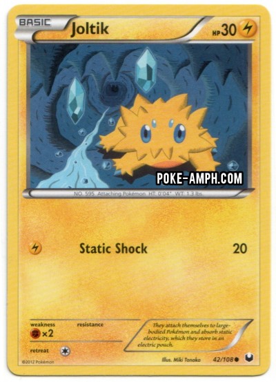42/108 Joltik Dark Explorers TCG Scan