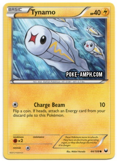 44/108 Tynamo Dark Explorers TCG Scan