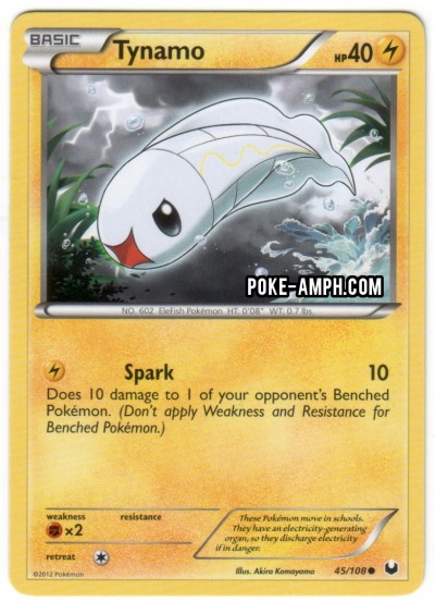 45/108 Tynamo Dark Explorers TCG Scan