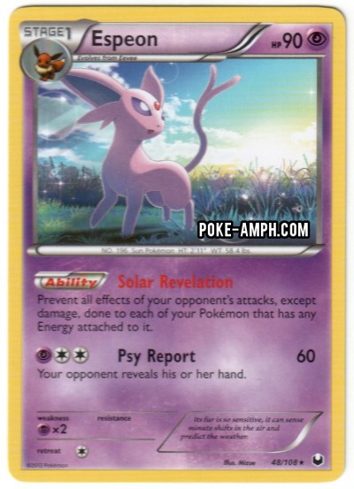 48/108 Espeon Dark Explorers TCG Scan