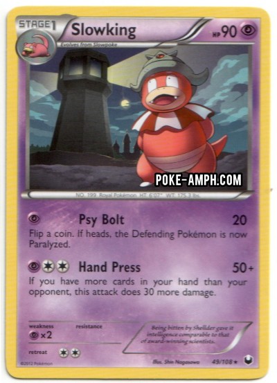 49/108 Slowking Dark Explorers TCG Scan