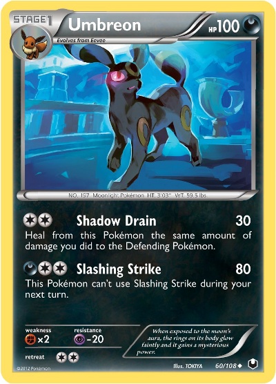 60/108 Umbreon Dark Explorers TCG Scan