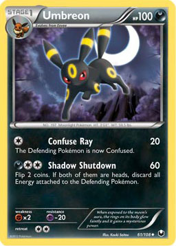 61/108 Umbreon Dark Explorers TCG Scan