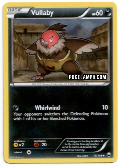73/108 Vullaby Dark Explorers TCG Scan