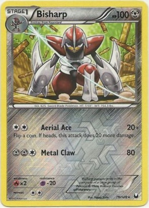 79/108 Bisharp Dark Explorers TCG Scan