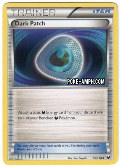 93/108 Dark Patch Dark Explorers TCG Scan