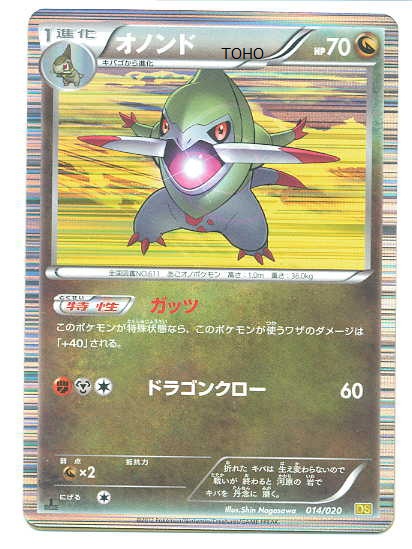 14/20 Fraxure Dragon Selection TCG Scan
