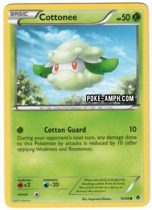 10/98 Cottonee Emerging Powers TCG Scan