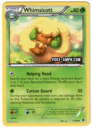 11/98 Whimsicott Emerging Powers TCG Scan