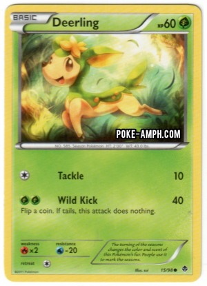 15/98 Deerling Emerging Powers TCG Scan