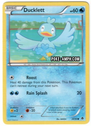 26/98 Ducklett Emerging Powers TCG Scan