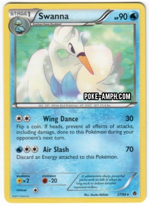 27/98 Swanna Emerging Powers TCG Scan