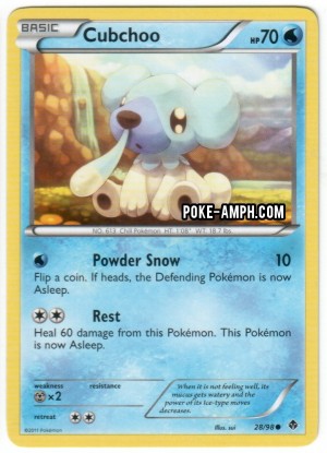 28/98 Cubchoo Emerging Powers TCG Scan
