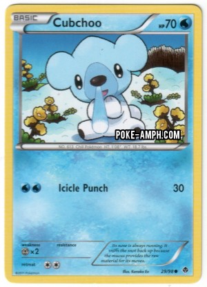 29/98 Cubchoo Emerging Powers TCG Scan