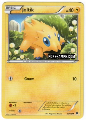 33/98 Joltik Emerging Powers TCG Scan