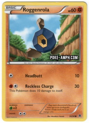 50/98 Roggenrola Emerging Powers TCG Scan