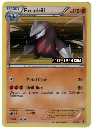 56/98 Excadrill Emerging Powers TCG Scan