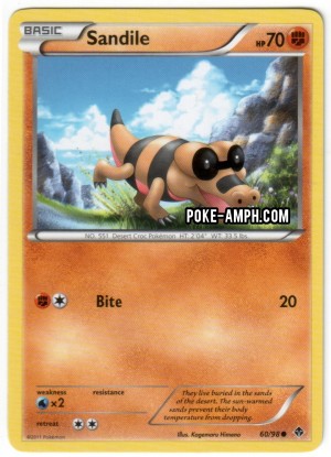 60/98 Sandile Emerging Powers TCG Scan