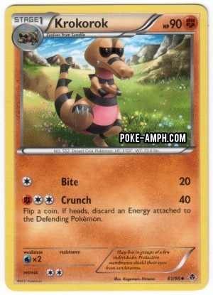 61/98 Krokorok Emerging Powers TCG Scan