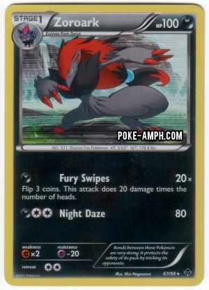67/98 Zoroark Emerging Powers TCG Scan