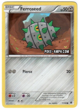 71/98 Ferroseed Emerging Powers TCG Scan