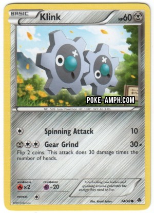 74/98 Klink Emerging Powers TCG Scan