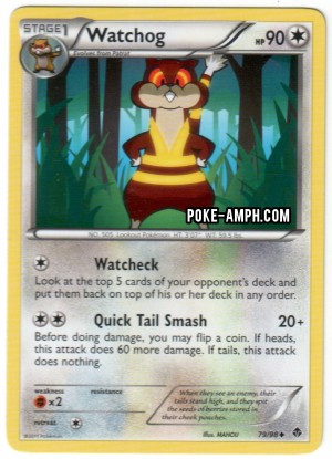 79/98 Watchog Emerging Powers TCG Scan