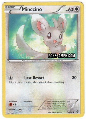 84/98 Minccino Emerging Powers TCG Scan