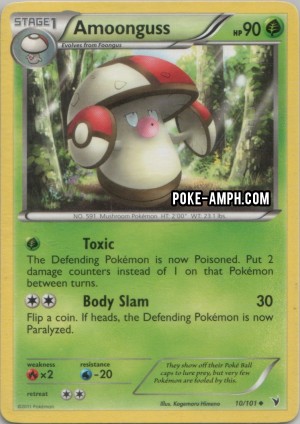 10/101 Amoonguss Noble Victories TCG Scan
