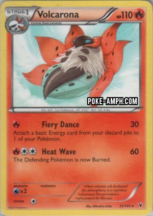 21/101 Volcarona Noble Victories TCG Scan