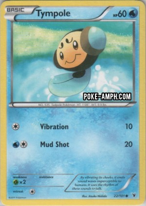 22/101 Tympole Noble Victories TCG Scan