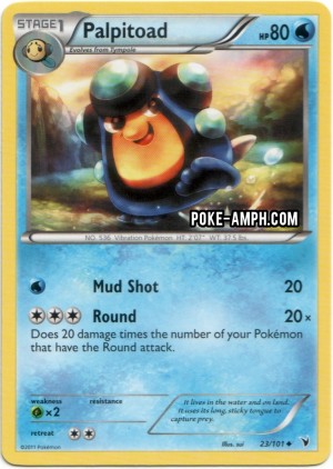 23/101 Palpitoad Noble Victories TCG Scan