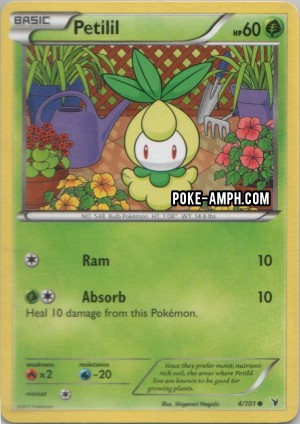 4/101 Petilil Noble Victories TCG Scan