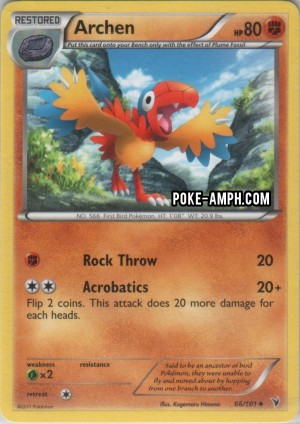 66/101 Archen Noble Victories TCG Scan