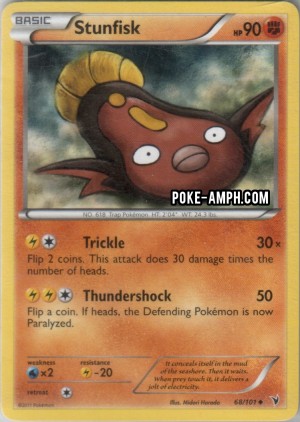 68/101 Stunfisk Noble Victories TCG Scan