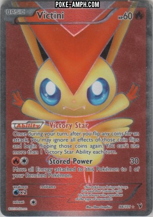 98/101 Victini Noble Victories TCG Scan