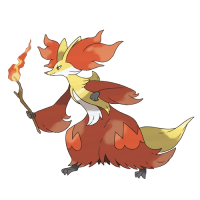 Delphox Pokemon X Y Sprite