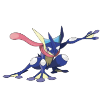 Greninja Pokemon X Y Sprite